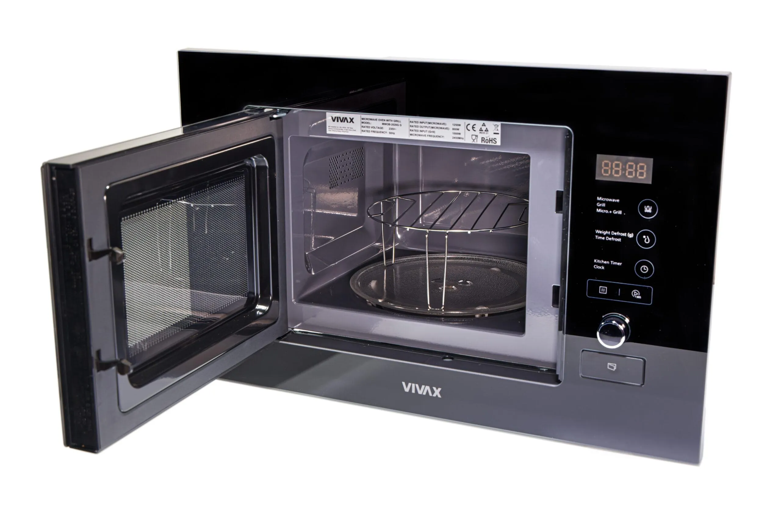 VIVAX HOME ugradbena mikrovalna pećnica MWOB-2020G G - Slika 3
